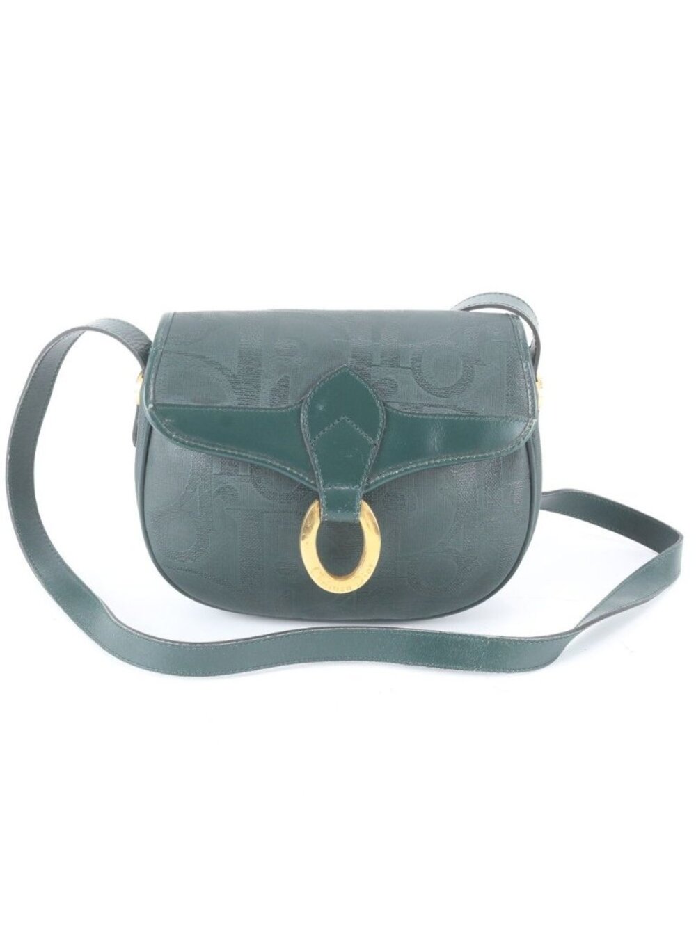 Dior Vintage Leather Shoulder Bag Crossbody